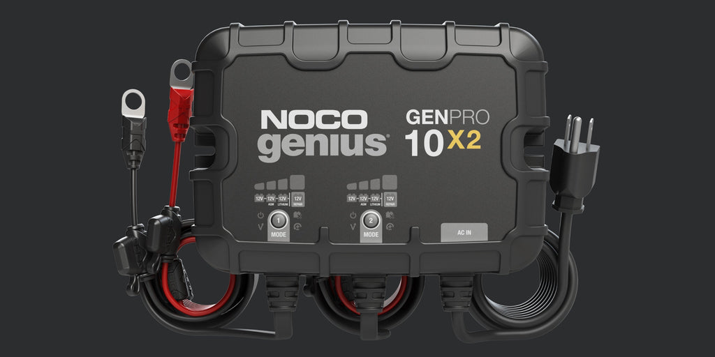 Noco GenPro 10x2 -  12V 2-Bank, 20-Amp On-Board Battery Charger