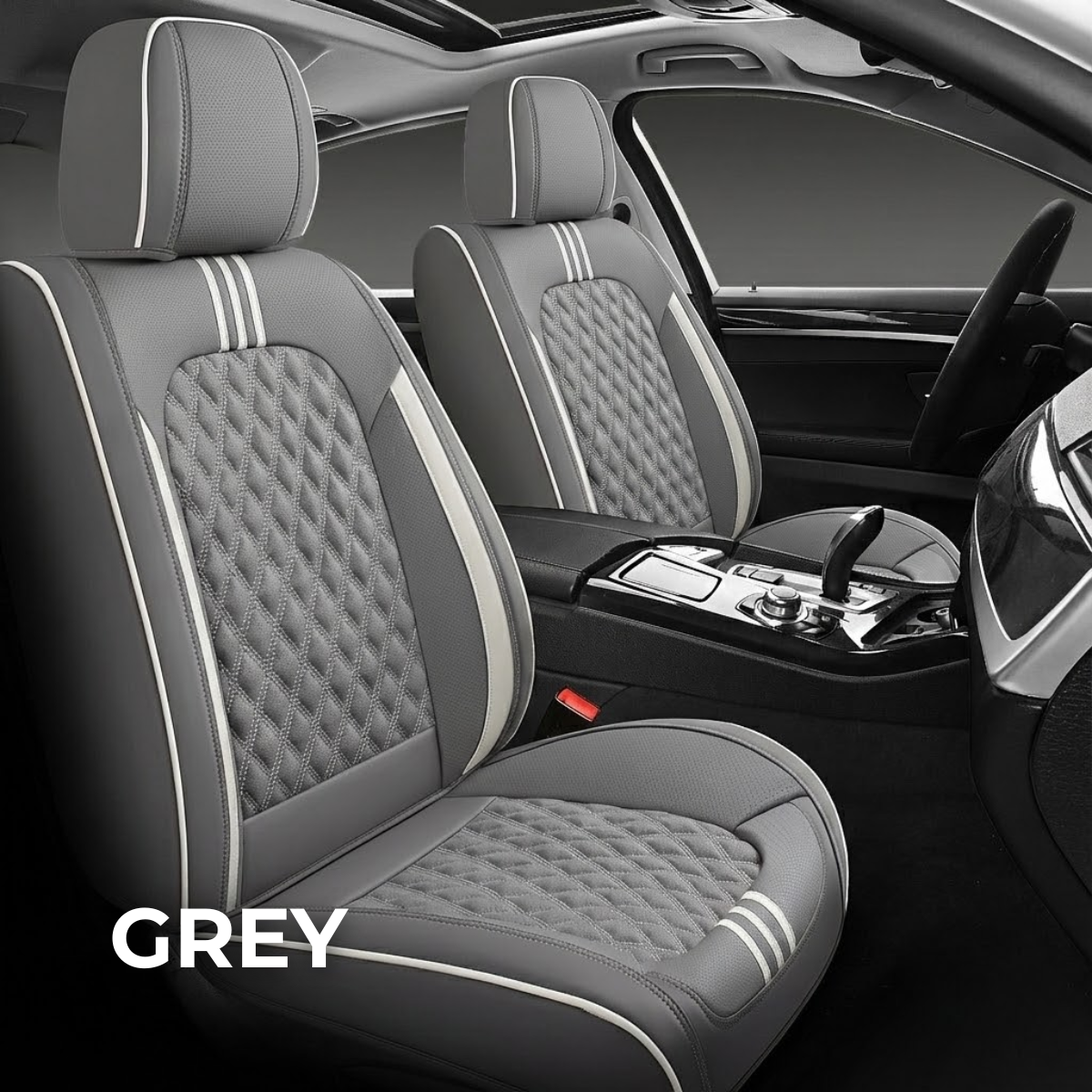 Grey Car Seat Covers