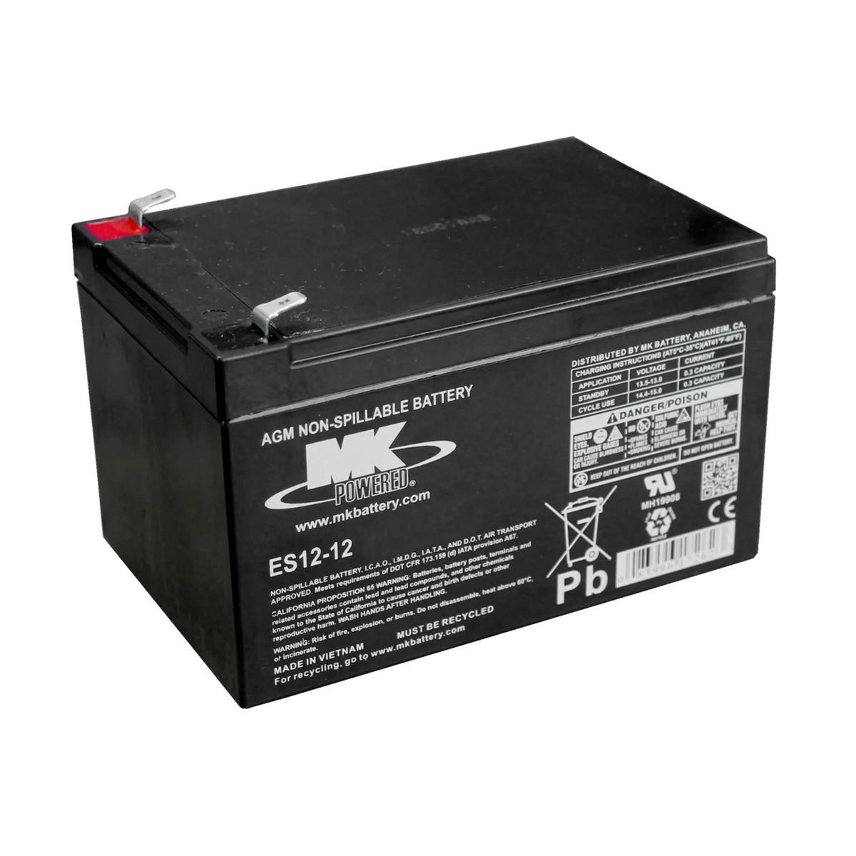 ES12-12 12V 12Ah MK Battery