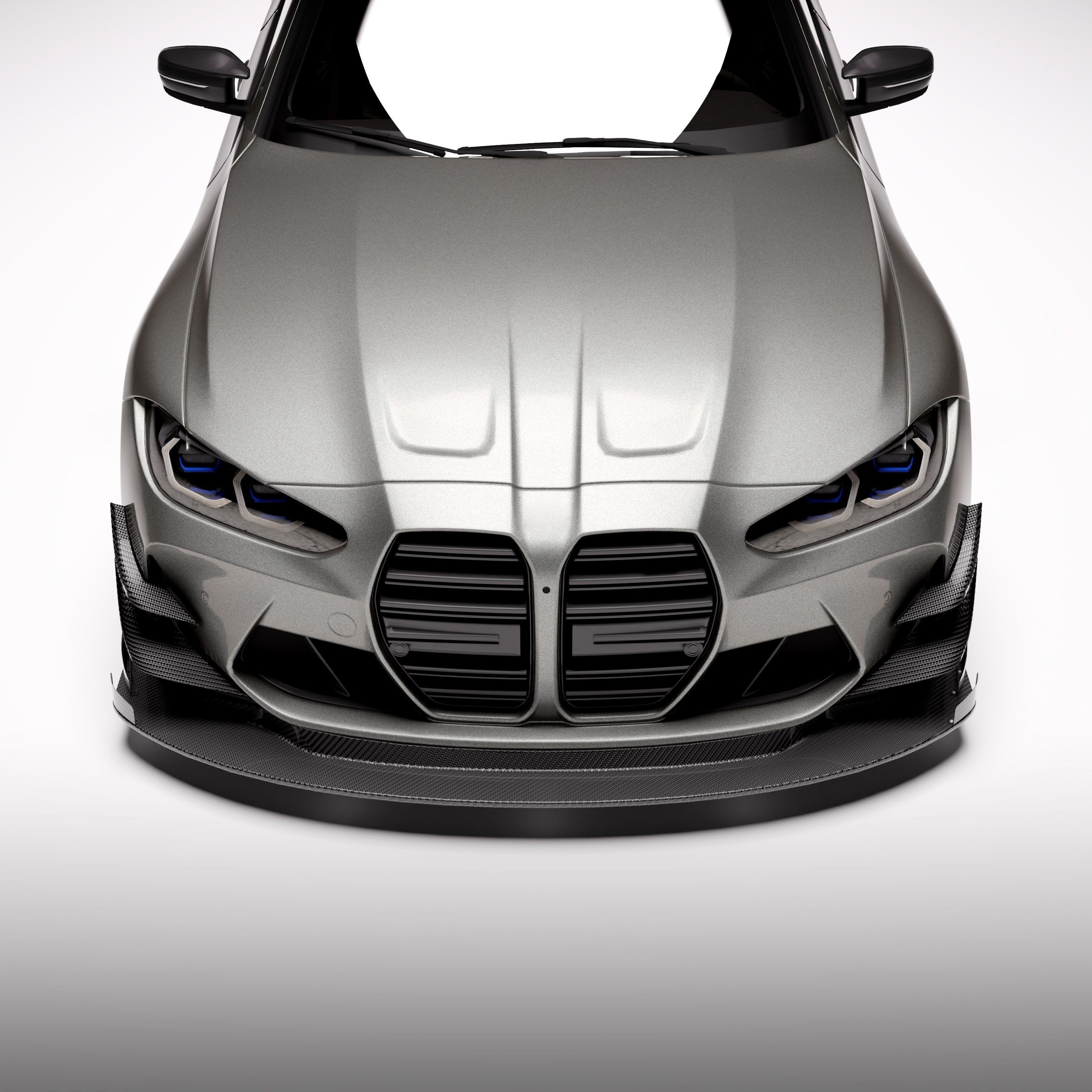 Vulcan Alpha Carbon Fiber Front Splitter - BMW G80 M3 / G82 M4