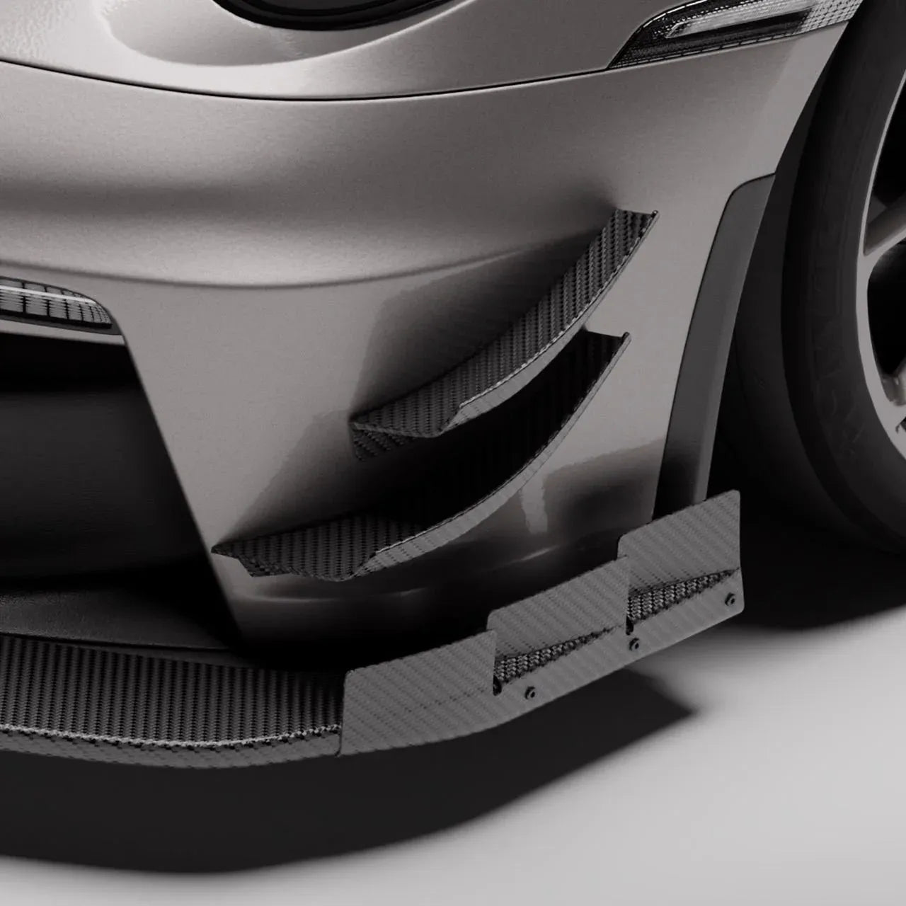 Vulcan Alpha Carbon Fiber Canards - Porsche 911 GT3 (992)