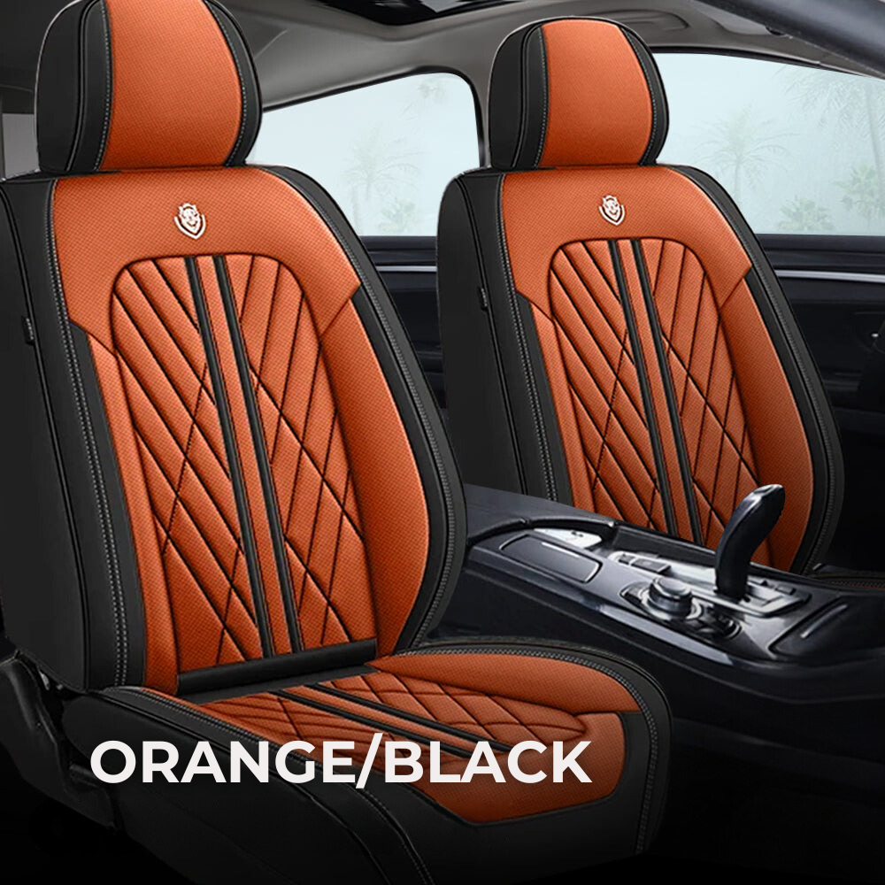 Orange & Black Seat Covers