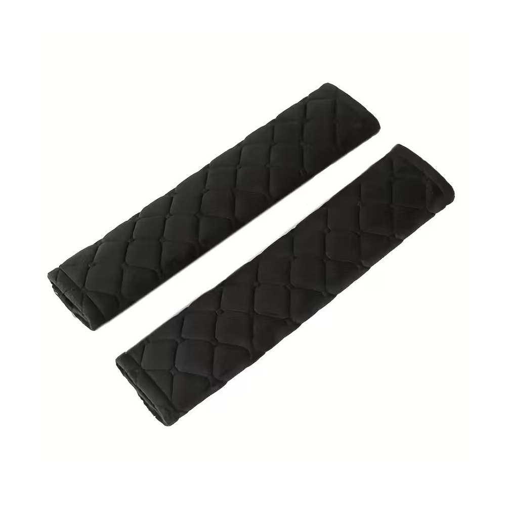 Black Seatbelt Pads (2 Pack)