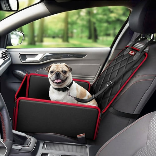 2-in-1 Waterproof Dog Car Seat & Cover – Small & Medium Dogs, Durable & Easy-Clean