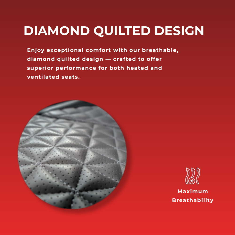 WhipMats Luxury Diamond Seat Covers