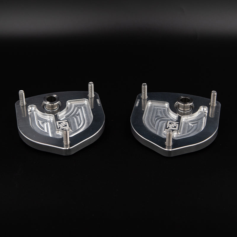 Suspension Secrets Front Camber Caster Plate Top Mounts - Porsche 911 (991) GT3 RS / GT2 RS