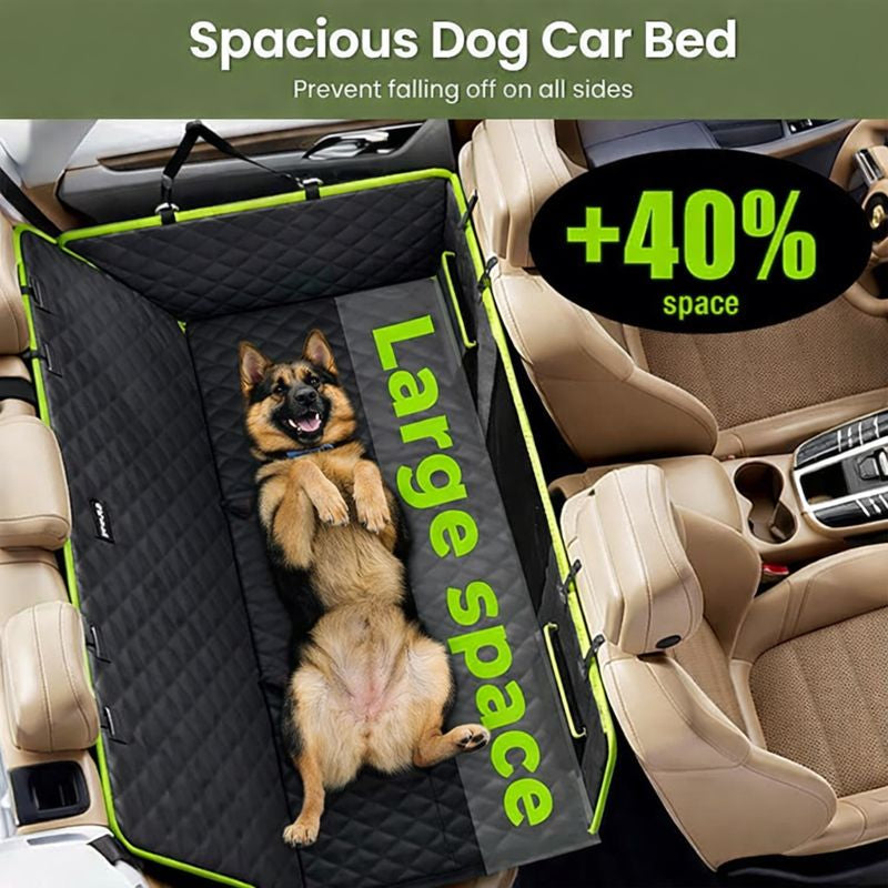 3-in-1 Dog Car Seat Cover with Extender – Waterproof, Anti-Scratch, Up to 150kg
