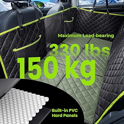 3-in-1 Dog Car Seat Cover with Extender – Waterproof, Anti-Scratch, Up to 150kg