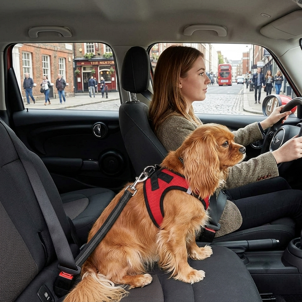 Dog Car Harness Seat Belt Set