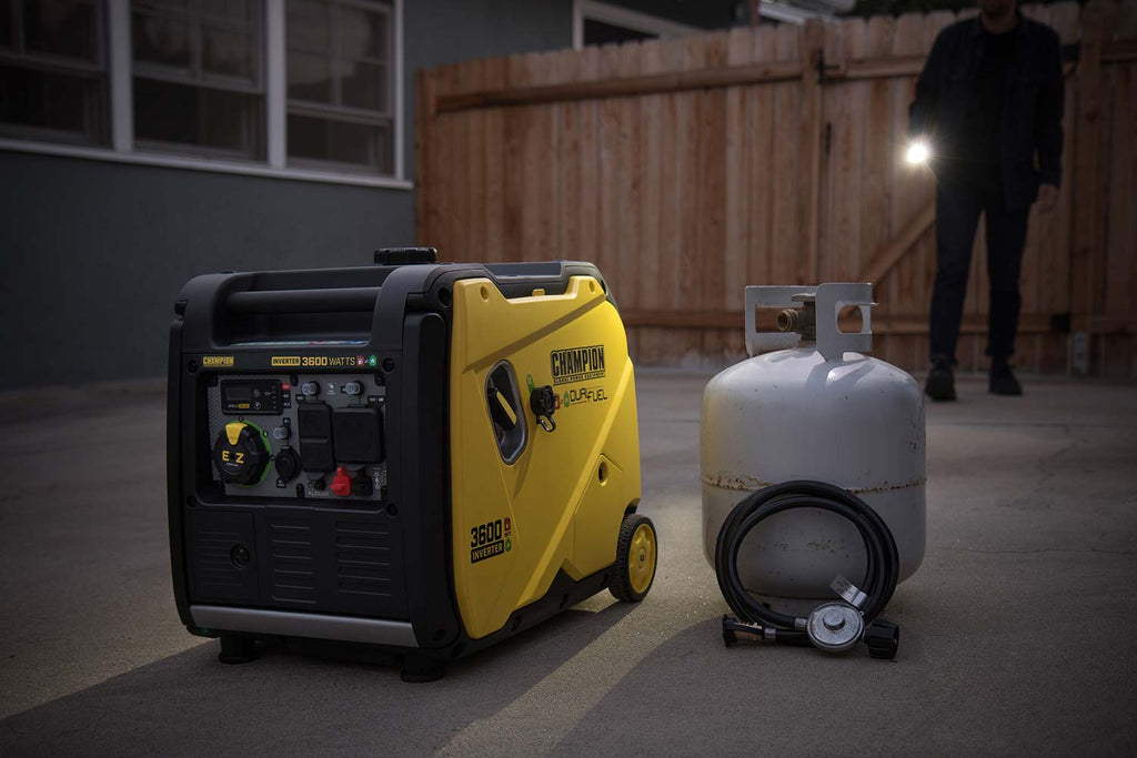 Champion 3600 Watt LPG Dual Fuel Inverter Generator
