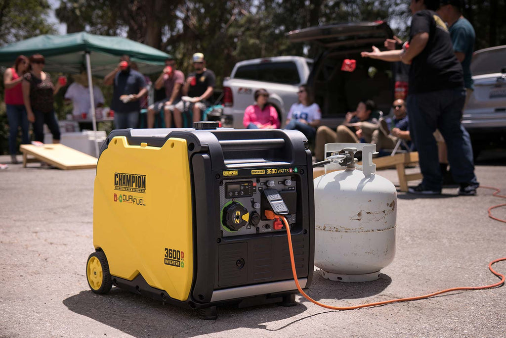 Champion 3600 Watt LPG Dual Fuel Inverter Generator