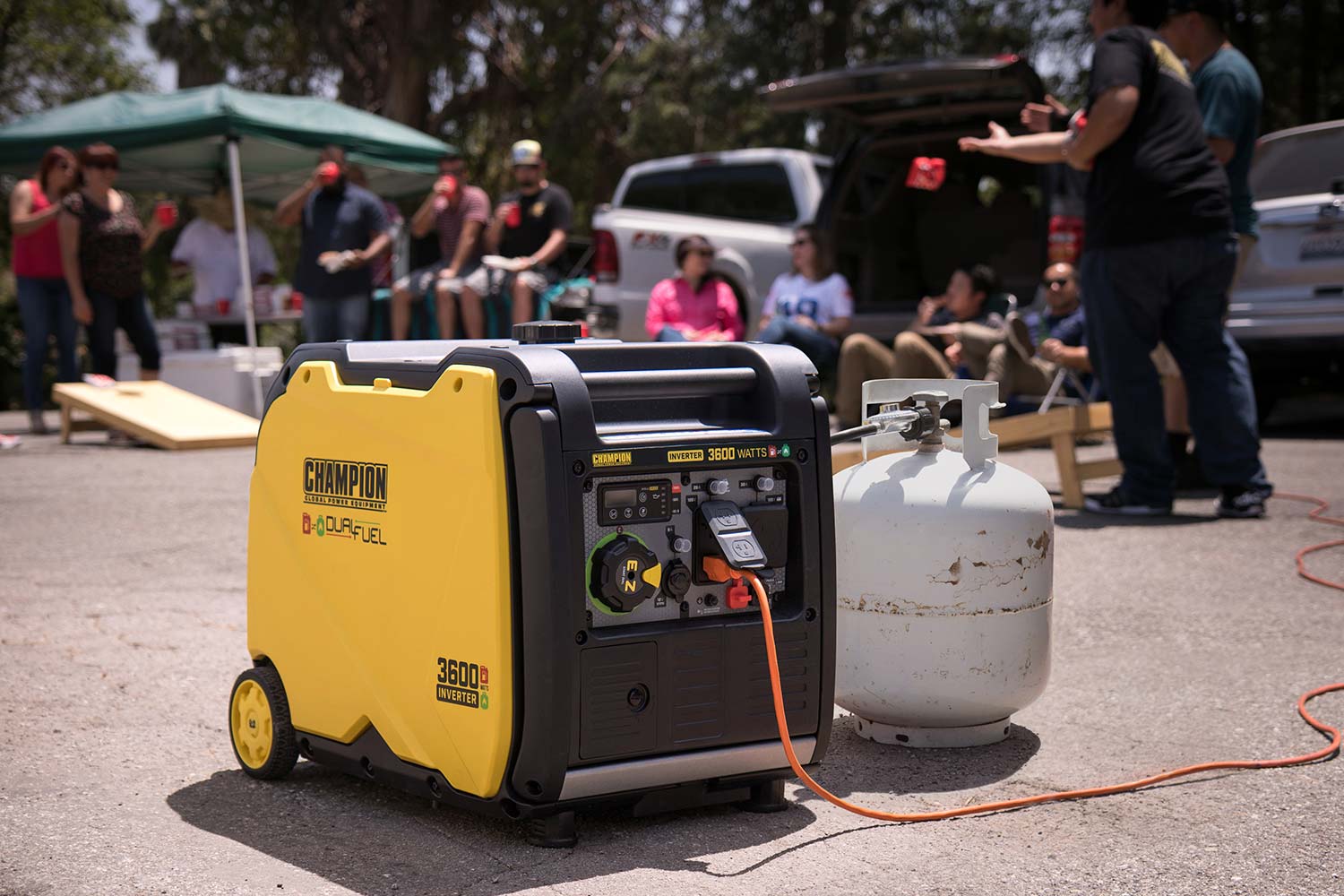 Champion 3600 Watt LPG Dual Fuel Inverter Generator
