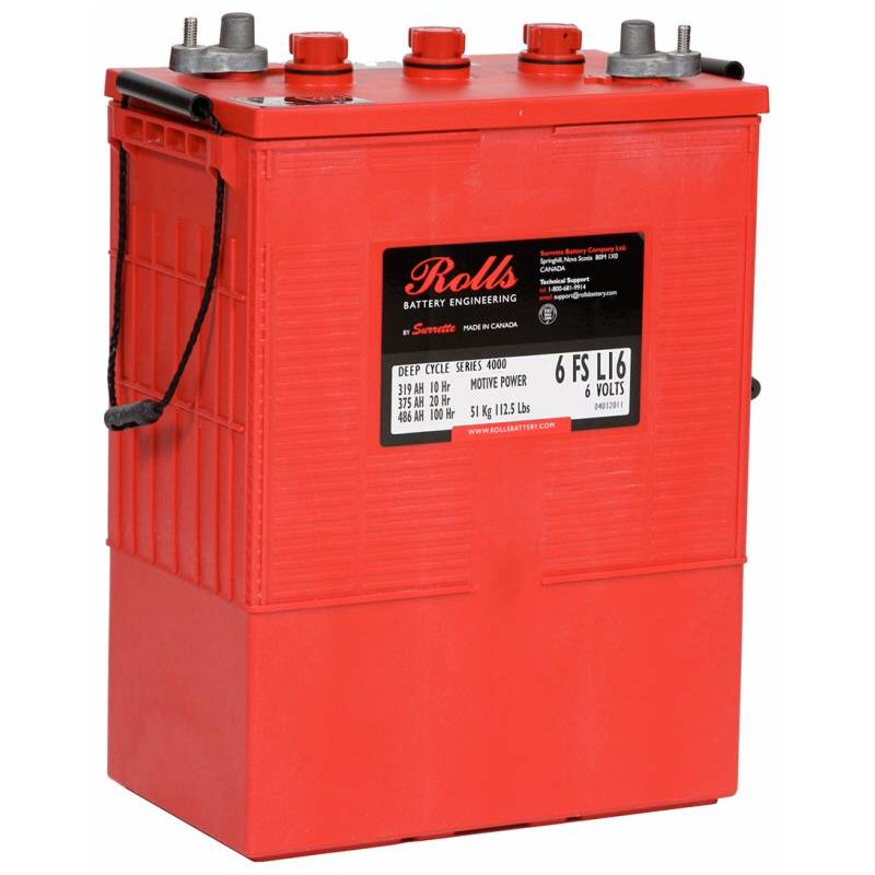 6-FS-L16 Rolls Battery 6v 375Ah (L16P)