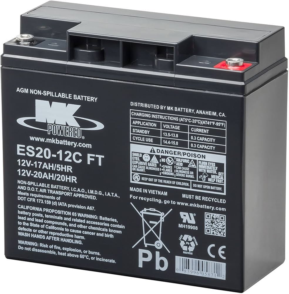ES20-12C FT 12V 20Ah MK Battery
