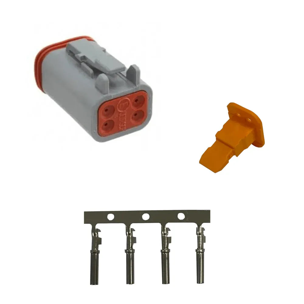 Deutsch Male & Female DT Plug & Pins Including Wedge Lock