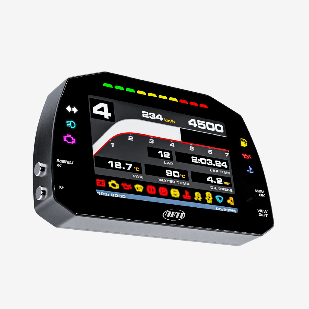 Aim PDM08 & PDM Dash Display with Road Icons