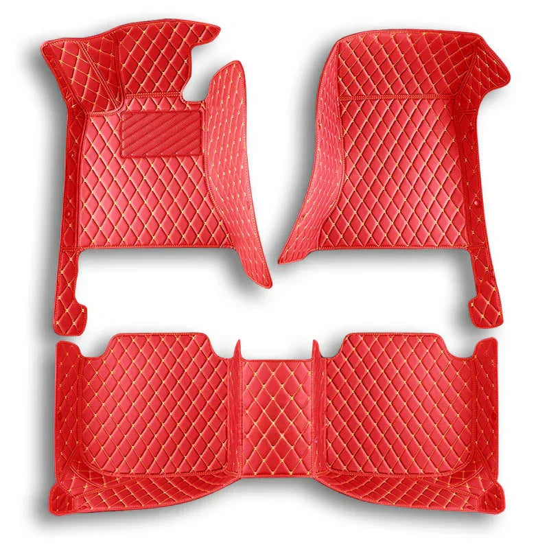 Red Luxury Diamond Car Floor Mats
