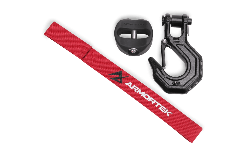 Armortek Black Hook Kit for 8 to 11mm Rope - MBL 10,000kg