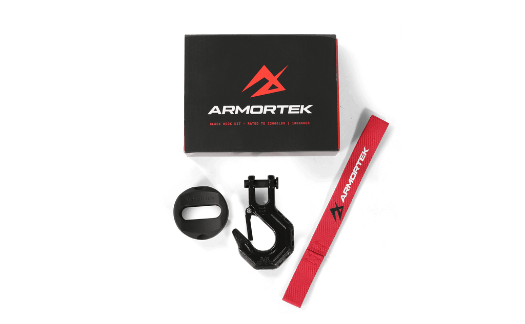 Armortek Black Hook Kit for 12 to 13mm Rope - MBL 10,000kg