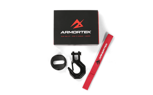 Armortek Black Hook Kit for 12 to 13mm Rope - MBL 10,000kg