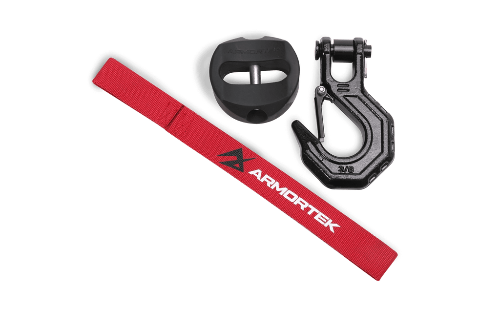 Armortek Black Hook Kit for 12 to 13mm Rope - MBL 10,000kg