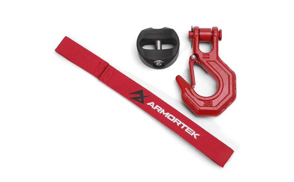Armortek Red Hook Kit for 8 to 11mm Rope - MBL 10,000kg