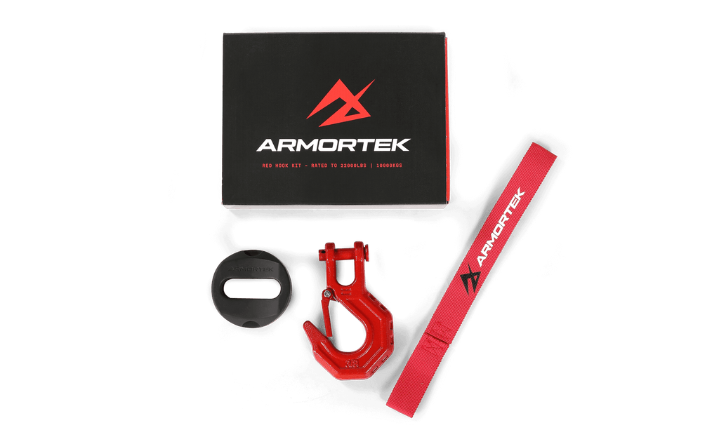 Armortek Red Hook Kit for 12 to 13mm Rope - MBL 10,000kg