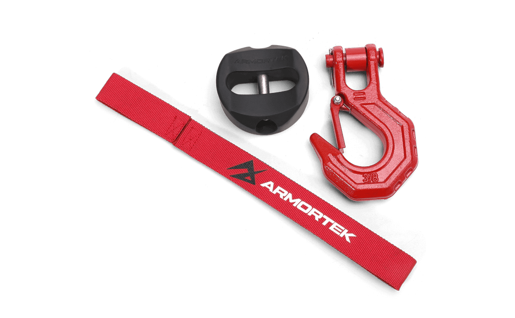 Armortek Red Hook Kit for 12 to 13mm Rope - MBL 10,000kg