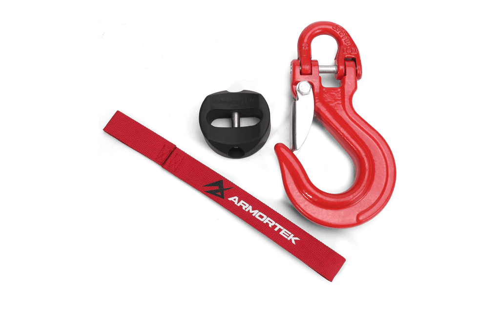 Armortek Red Hook Kit for 14mm Rope - MBL 16000kg