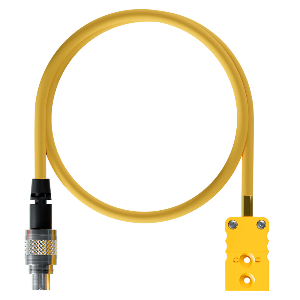 Aim Thermocouple Patch Lead TC Yellow - 712 3 Pin