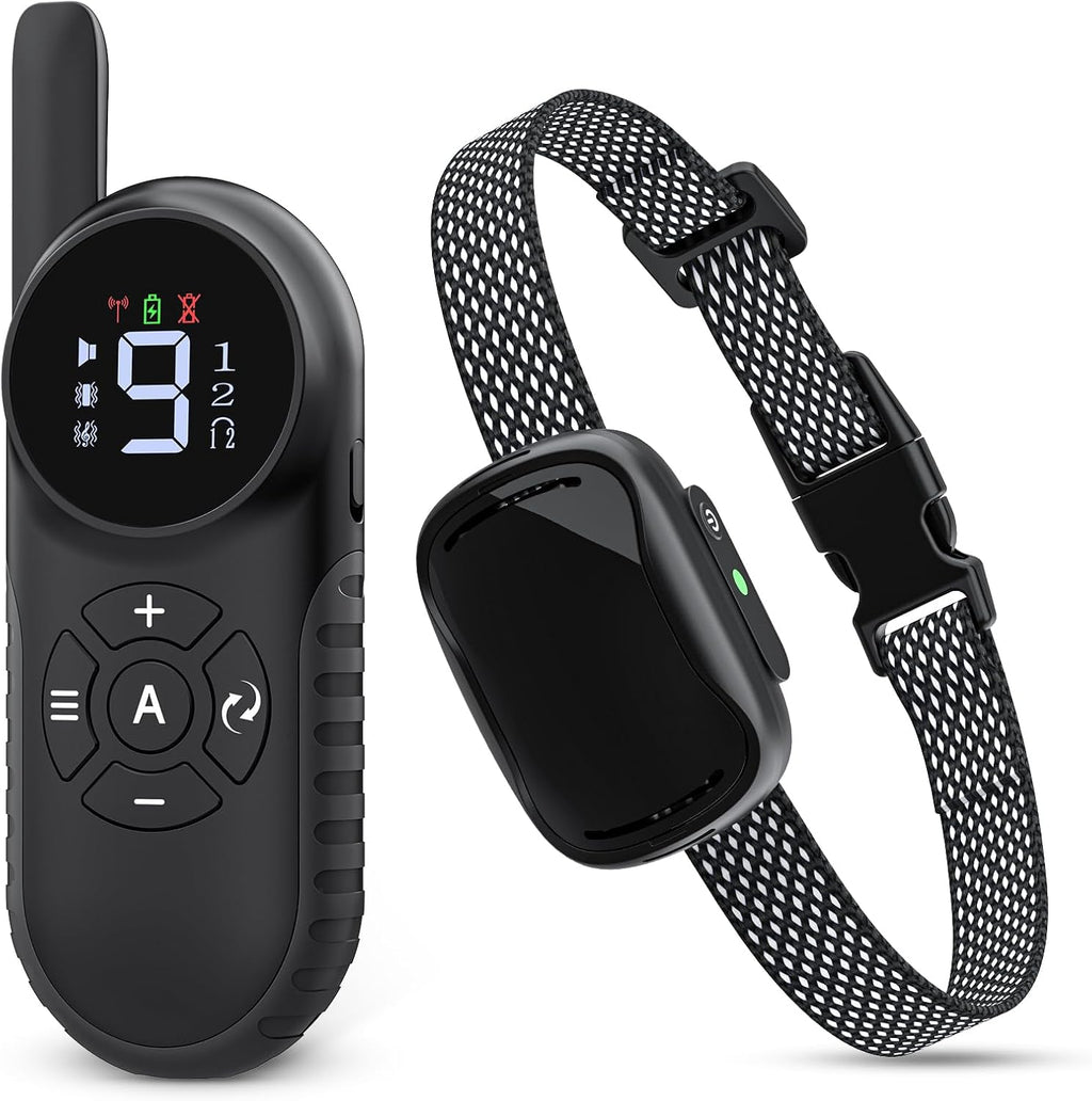 Anti Bark Collar for Dogs with Remote – 2600FT Waterproof Training Collar