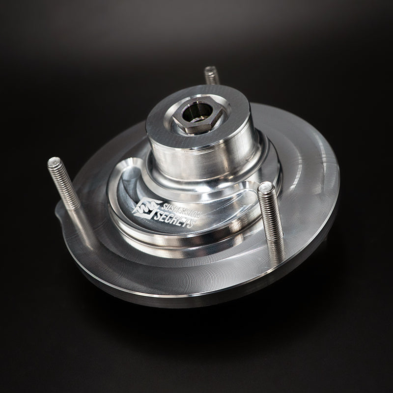 Suspension Secrets Front Camber Caster Plate Top Mounts - Porsche 981 / 718 Cayman GTS