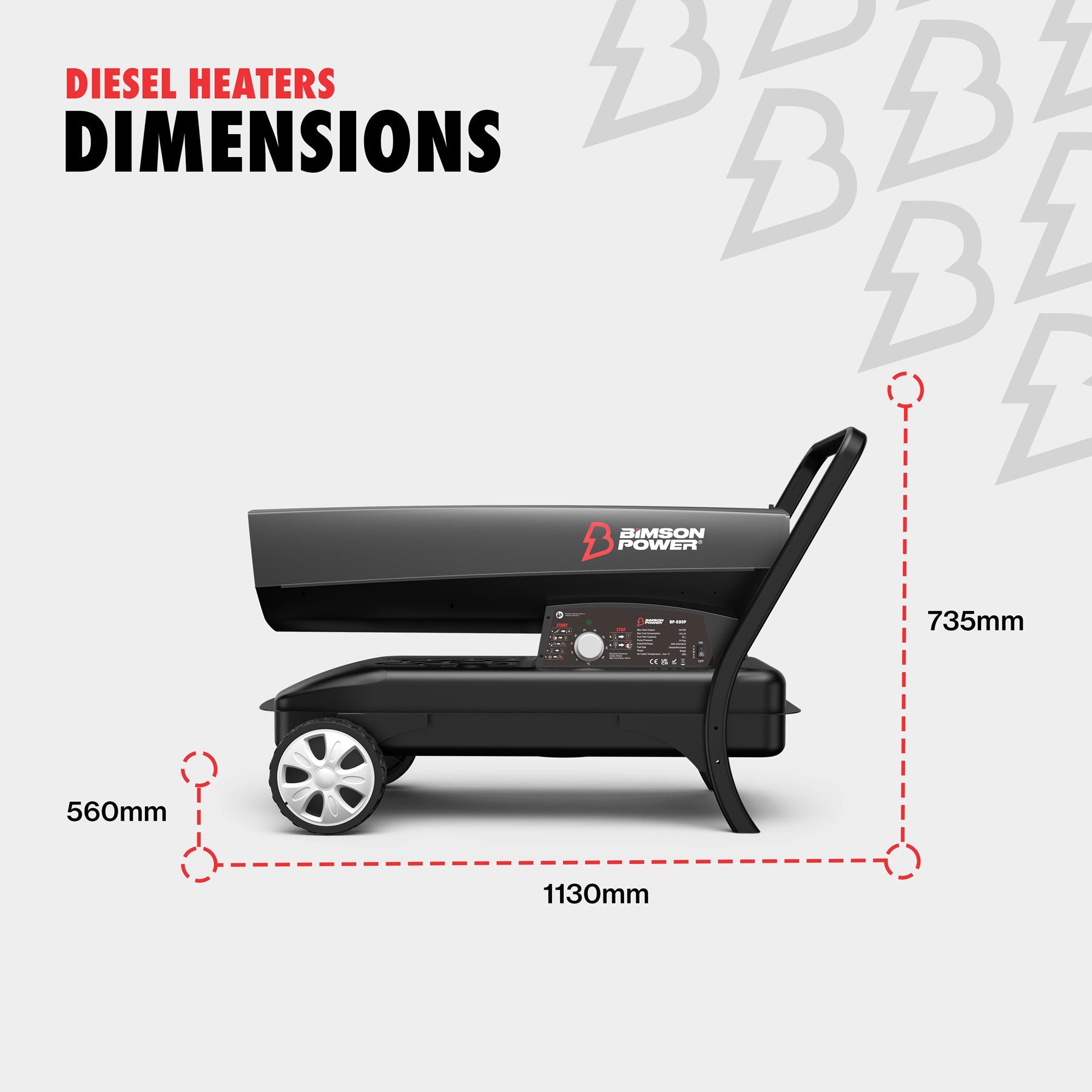 63kW Diesel/Kerosene Space Heater