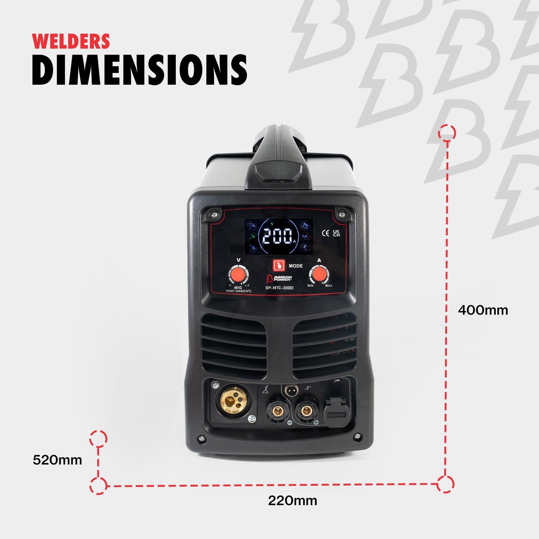 IGBT DC MMA MIG MAG LIFT TIG CUT Inverter Welder 200A