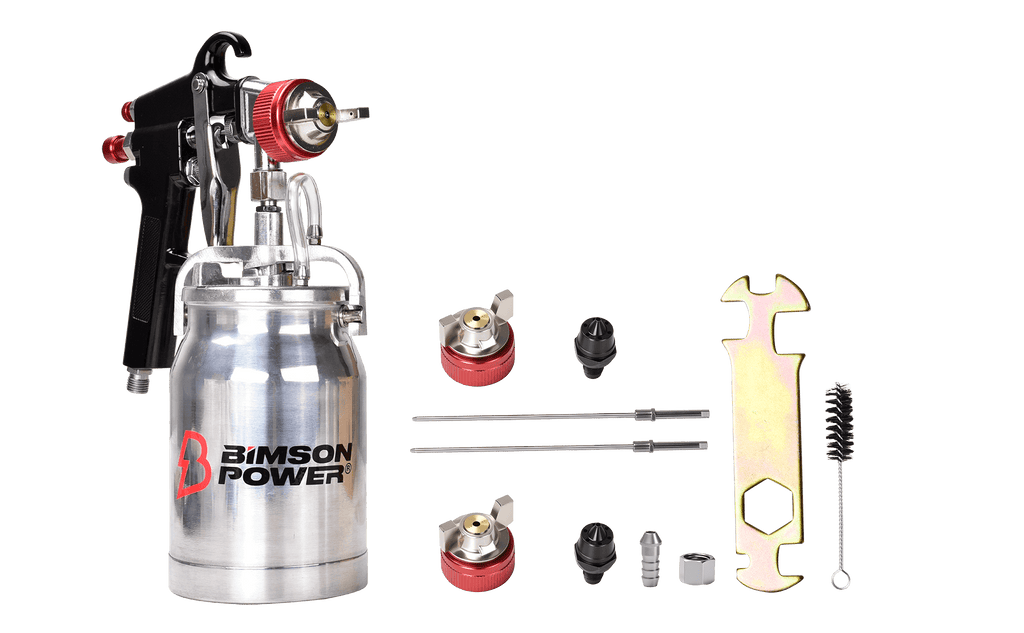 Suction Spray Gun Kit - 3 Nozzle