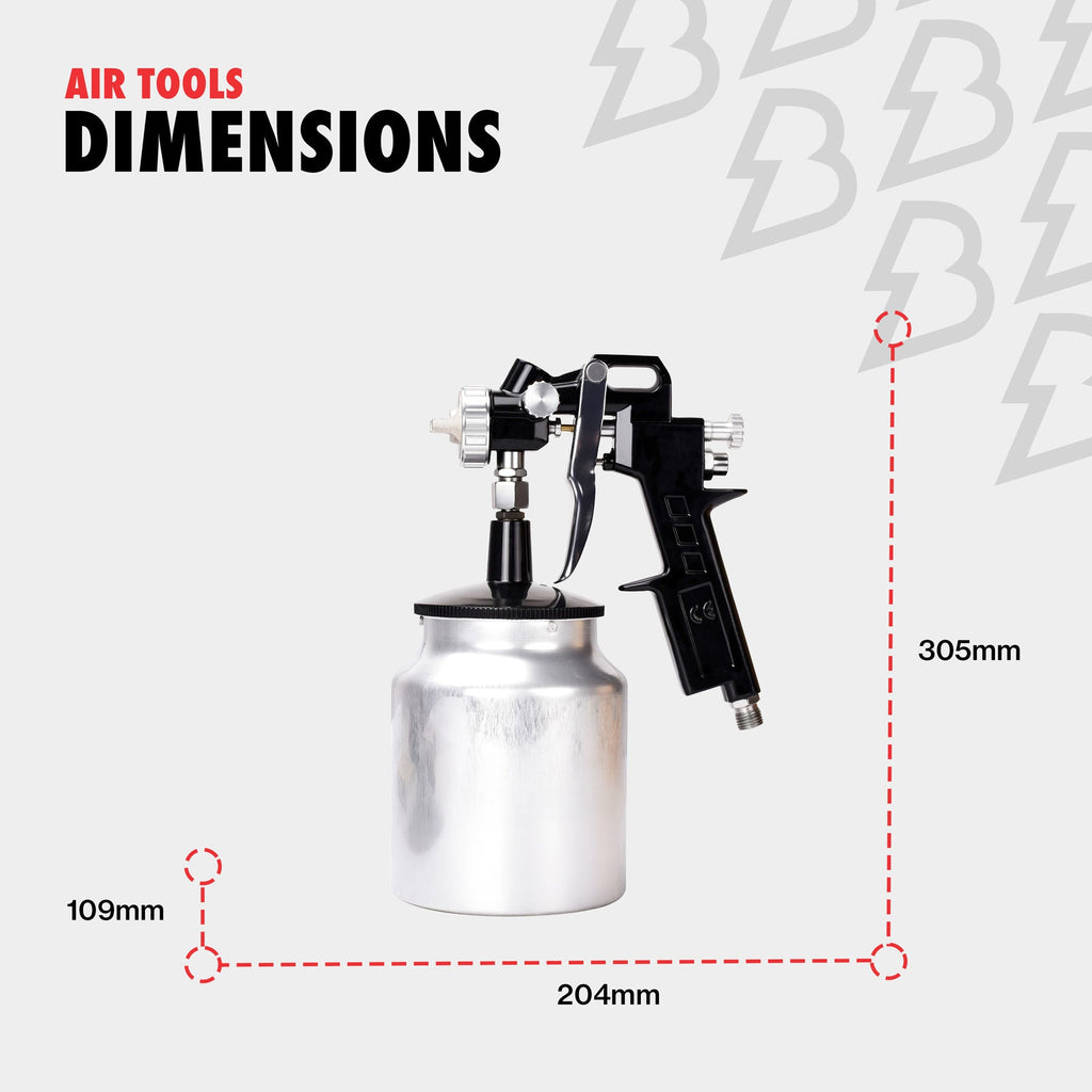 Suction Spray Gun Kit - 5 Piece