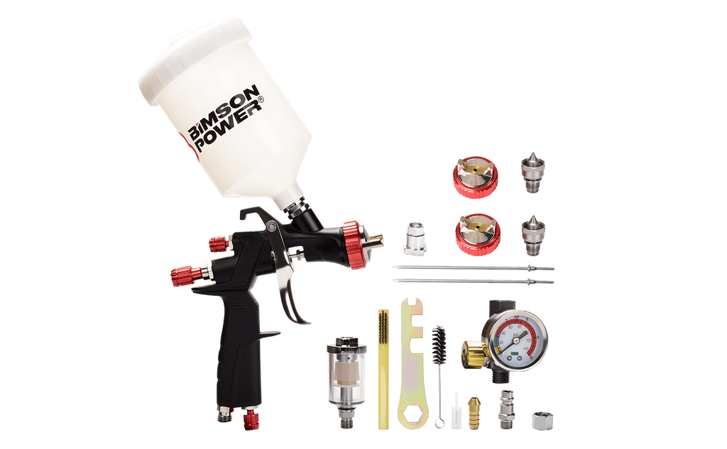 Gravity Spray Gun Kit - 3 Nozzle