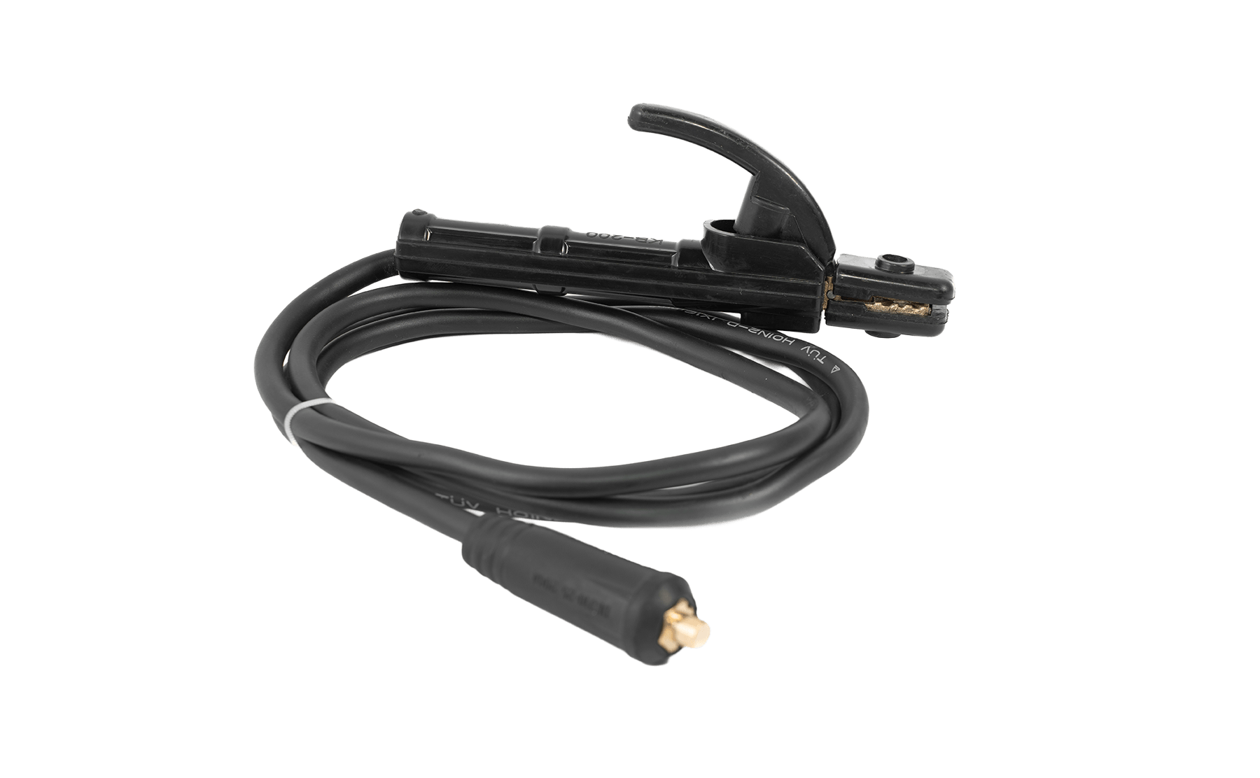 200A electrode holder with 2m/16mm² cable, 10-25mm² Dinse