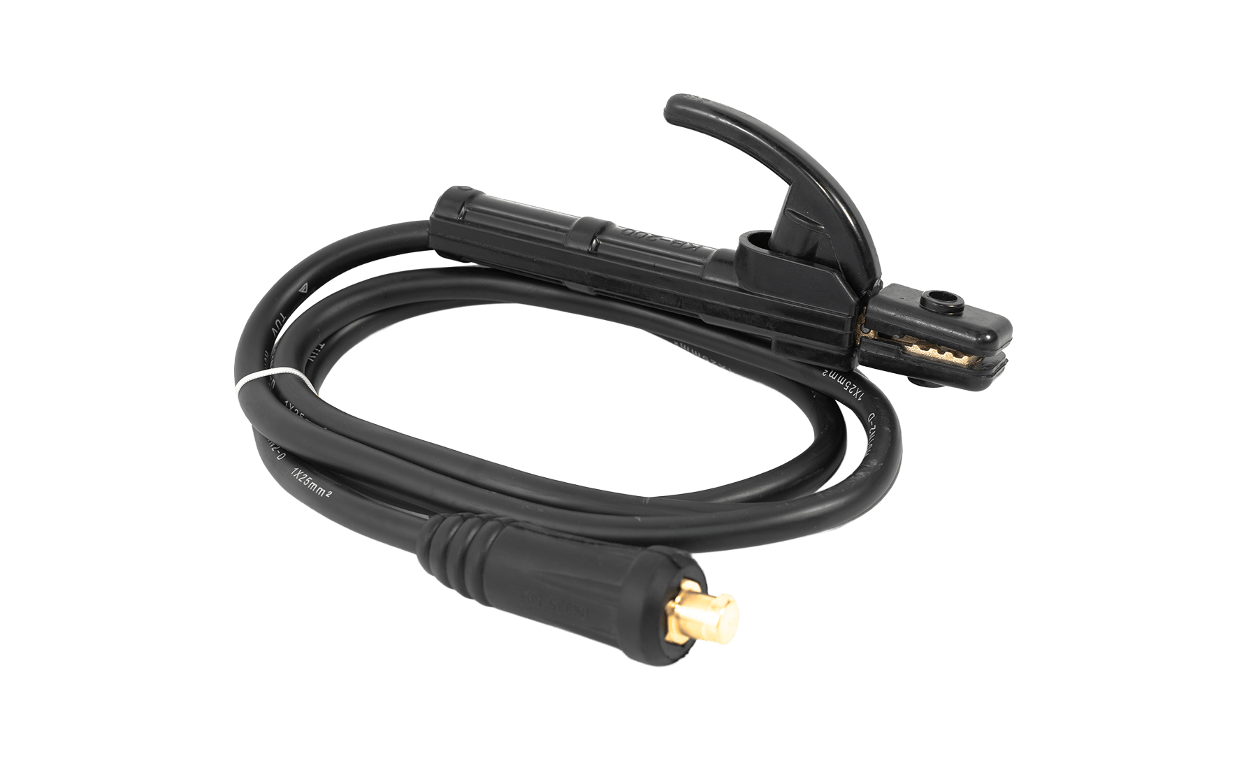 200A electrode holder with 2m/25mm² cable, 35-50mm² Dinse