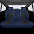 Black & Dark Blue Seat Covers