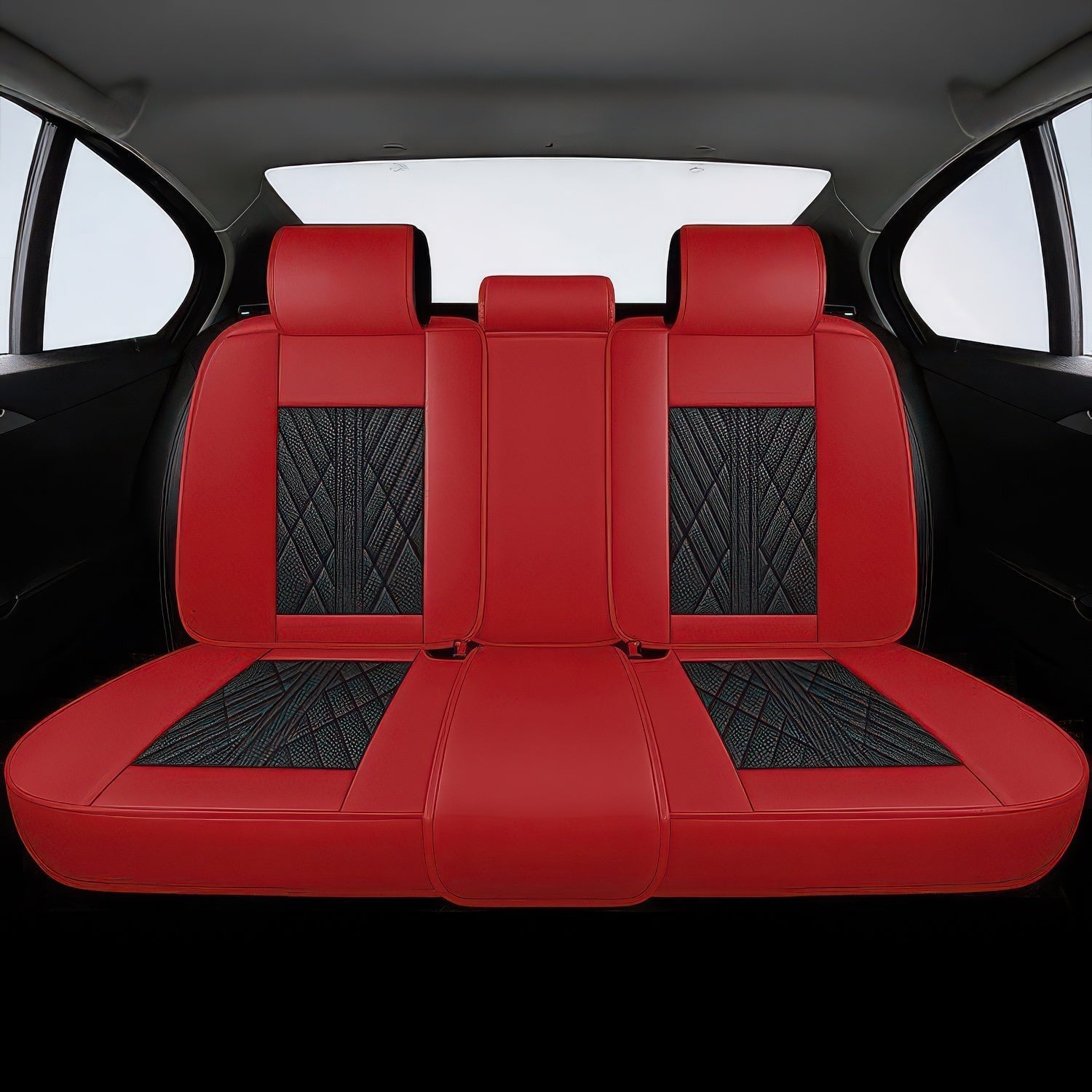 Black & Red Seat Covers