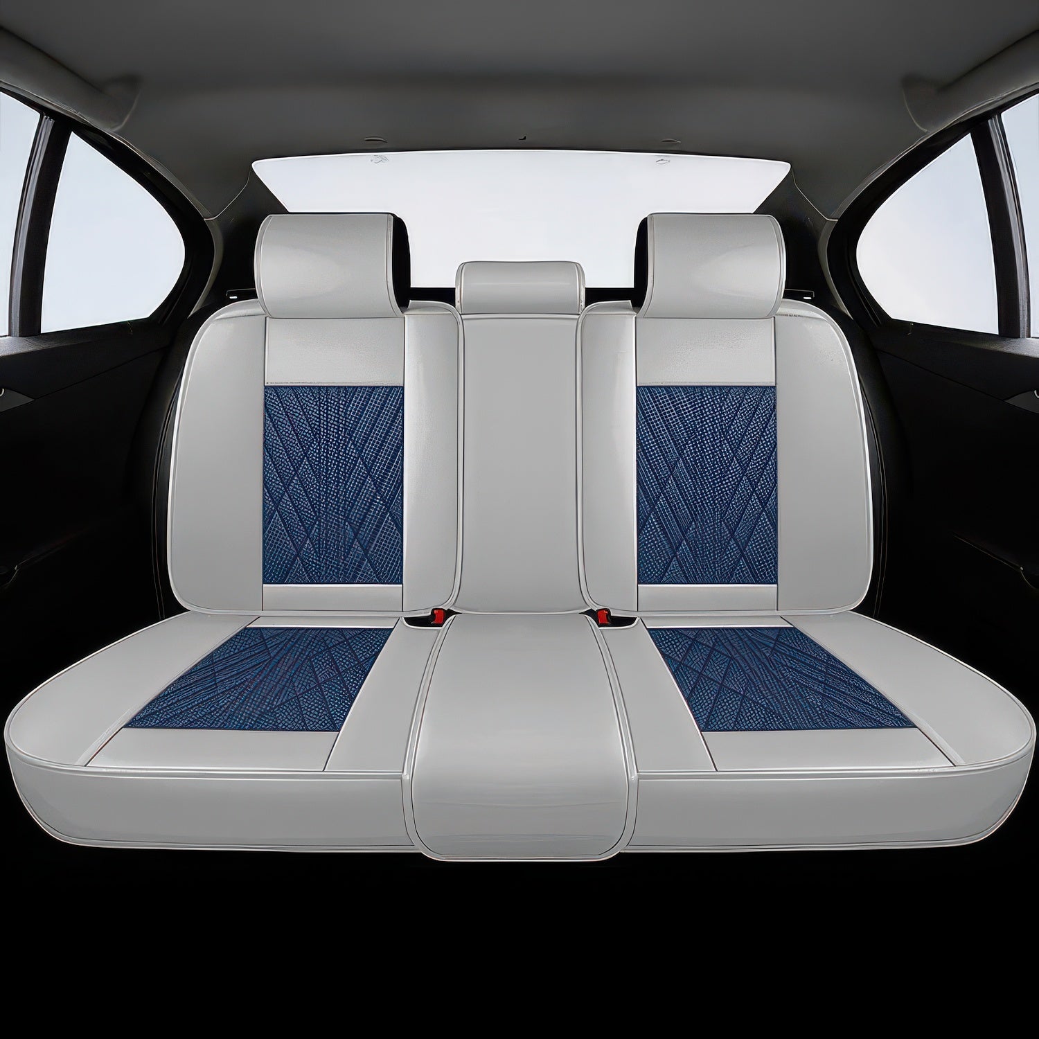 Blue & Grey Seat Covers