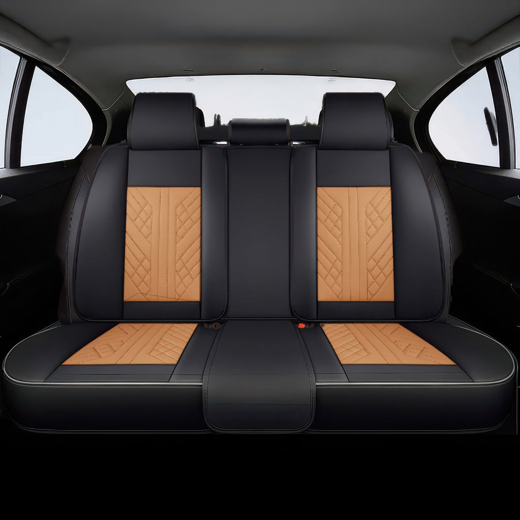 Brown & Black Seat Covers