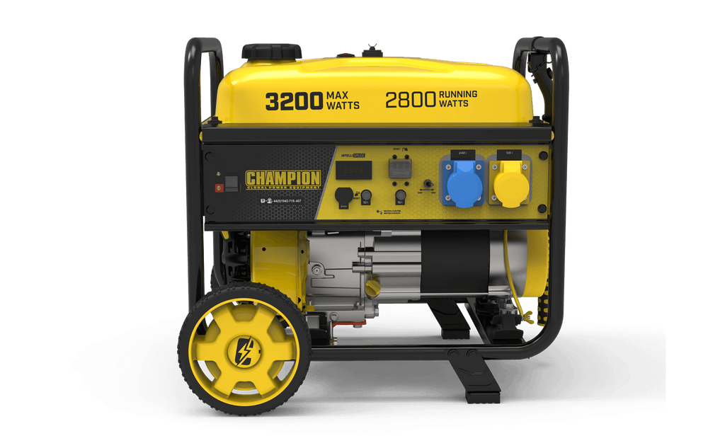 Champion 3200 Watt Petrol Generator with Wheels
