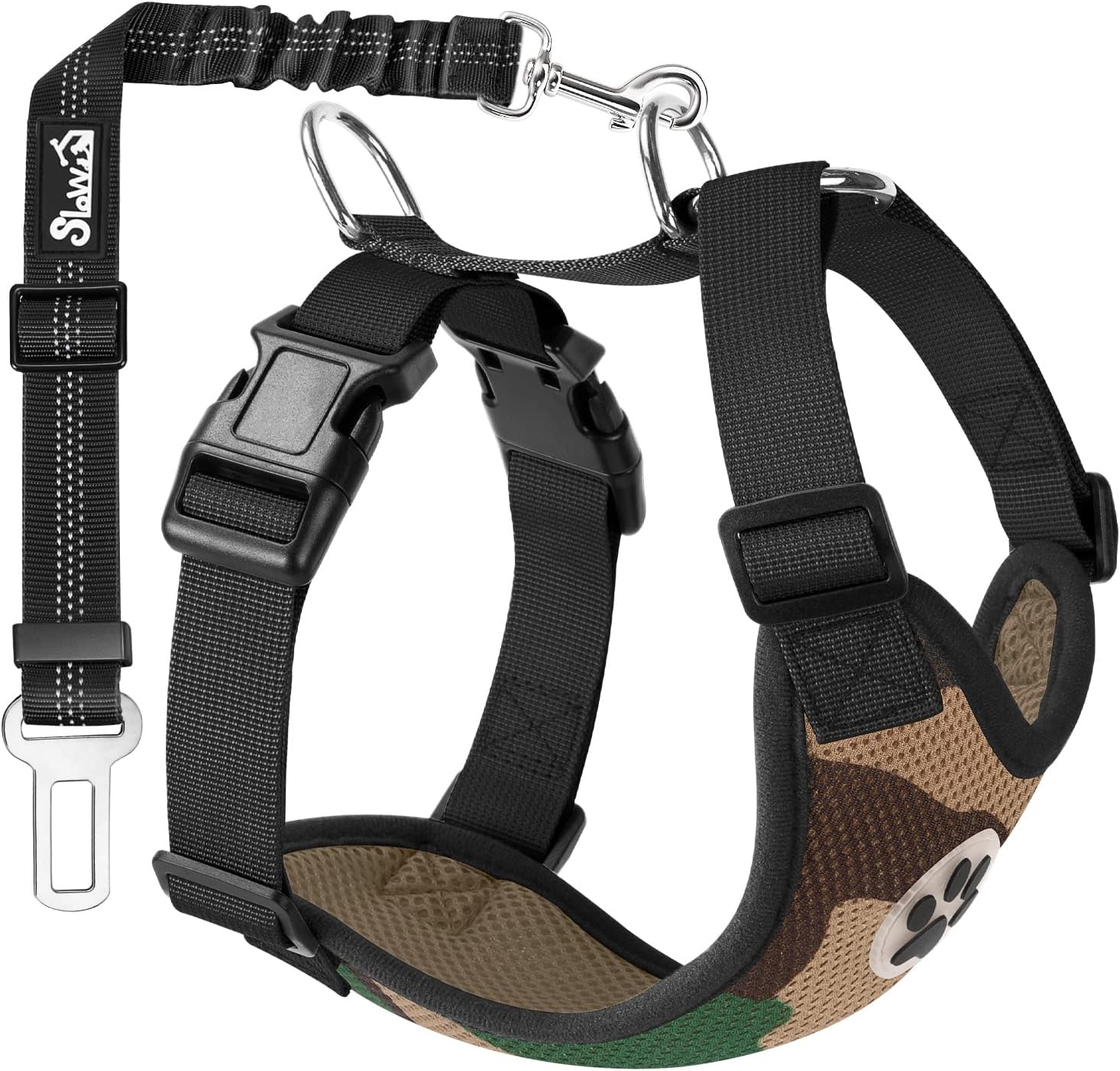 Dog Car Harness Seat Belt Set
