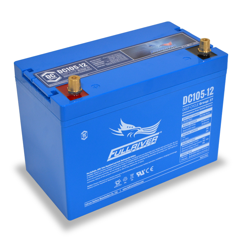 Fullriver DC105-12 Deep-Cycle AGM Battery