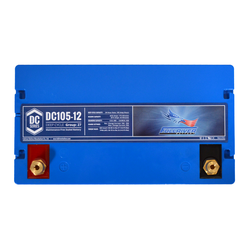 Fullriver DC105-12 Deep-Cycle AGM Battery