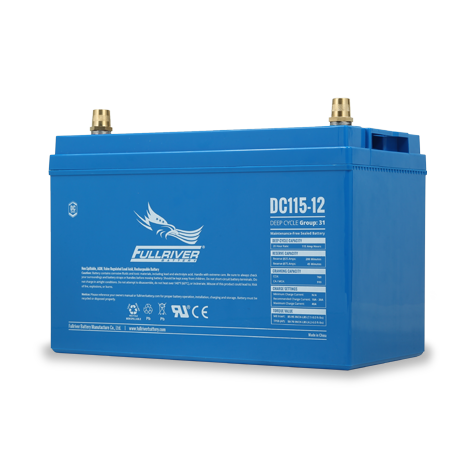 Fullriver DC115-12 Deep-Cycle AGM Battery
