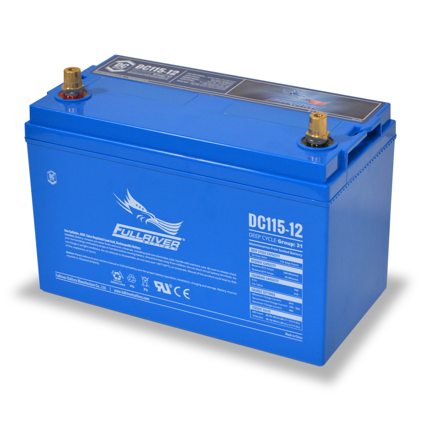 Fullriver DC115-12 Deep-Cycle AGM Battery