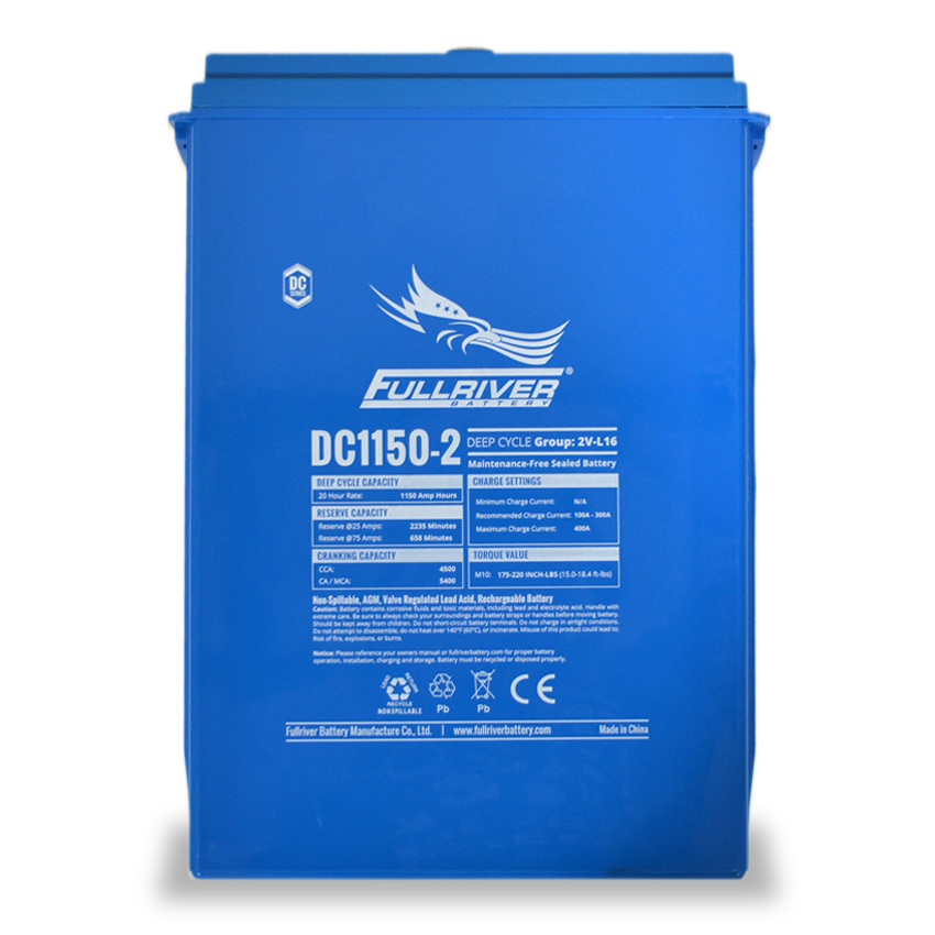 Fullriver DC1150-2 Deep-Cycle AGM Battery